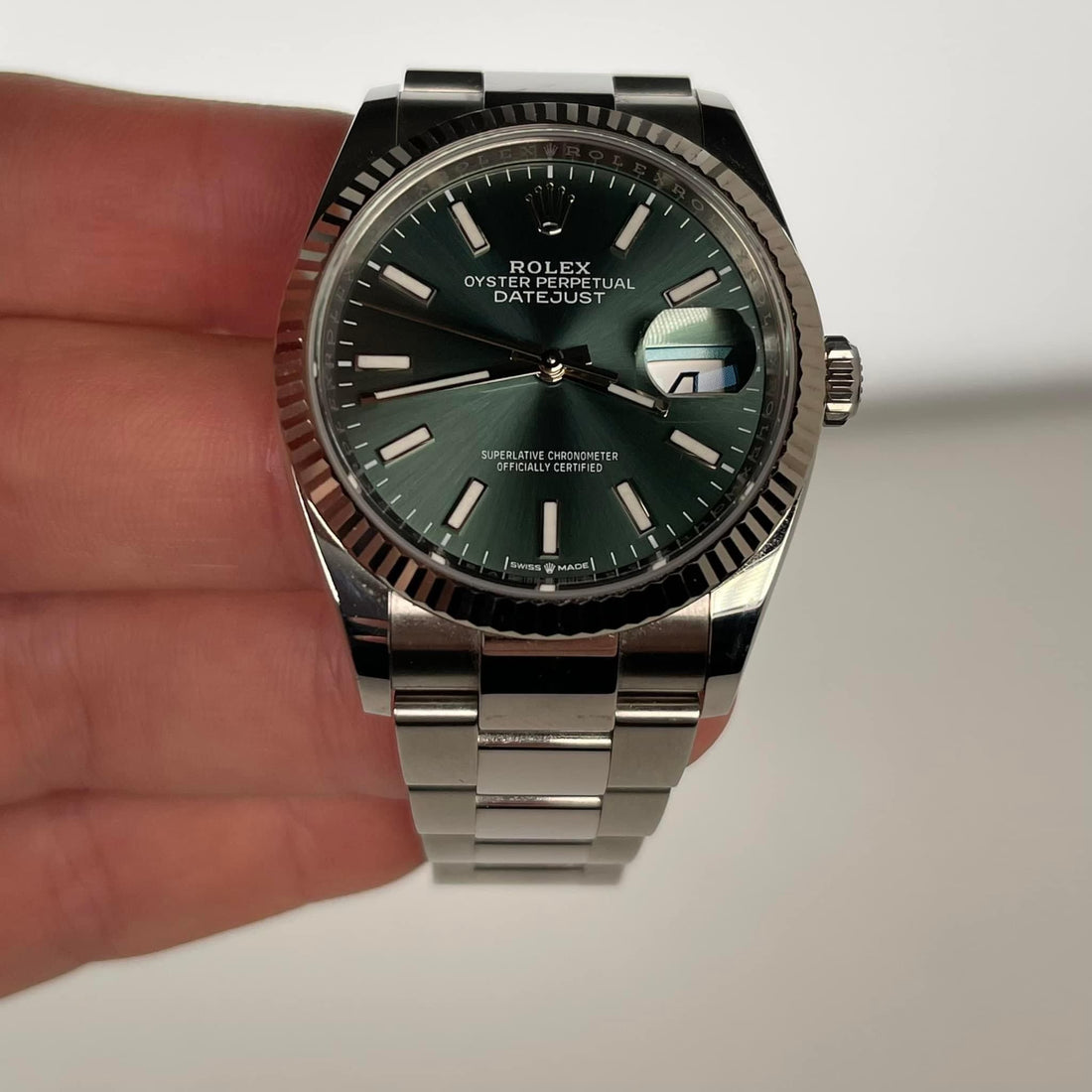 Rolex Datejust Mint Green