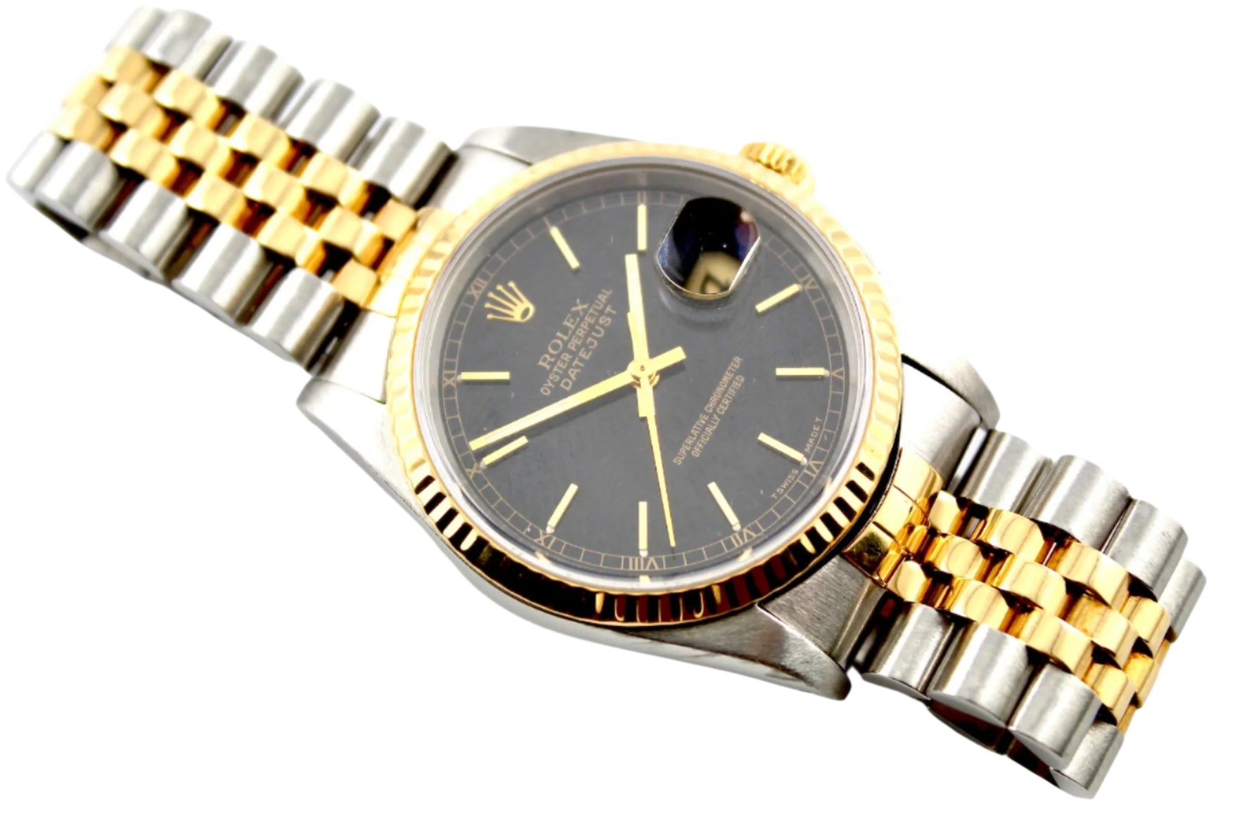 36MM Rolex 126300 Oyster Perpetual Datejust Two Tone Watch